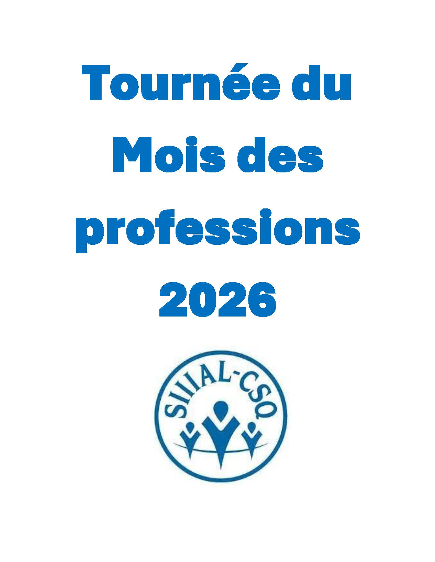Tournée Du Mois Des Professions 2026